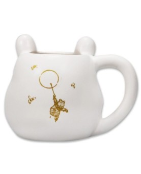 Taza 3d half moon bay winnie the pooh  abeja dorada 550ml