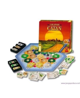 Juego de mesa devir colonos de catan 4 jugadores