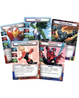 Juego de mesa asmodee marvel champions: el juego de cartas pegi 14