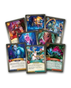 Juego de mesa keyforge mundos en colision mazo pegi 14