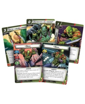 Juego de mesa marvel champions: drax 60 cartas pegi 14