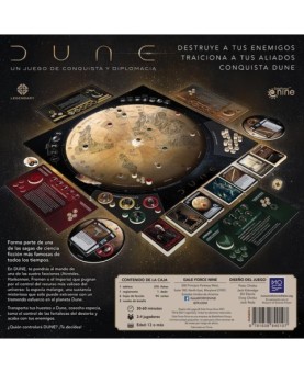 Juego de mesa dune: un juego de conquista y diplomacia pegi 14