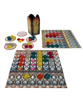 Juego de mesa azul vitrales de sintra pegi 8