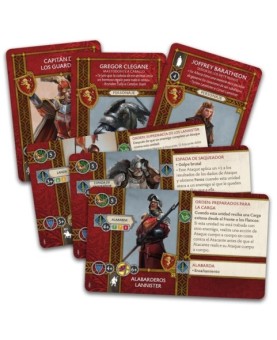 Juego de mesa cancion de hielo y fuego: pack de faccion lannister pegi 14