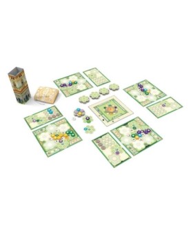 Juego de mesa azul jardín de la reina pegi 10