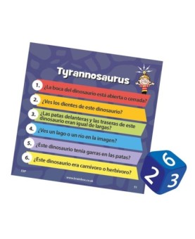 Juego de mesa brainbox dinosaurios pegi 5