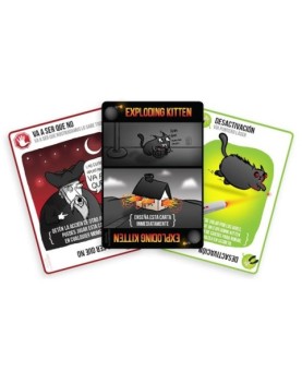 Juego de mesa exploding kittens edicion 2 jugadores pegi 10