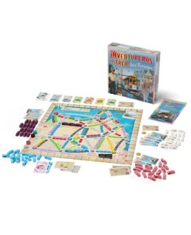 Juego de mesa aventureros al tren san francisco pegi 8