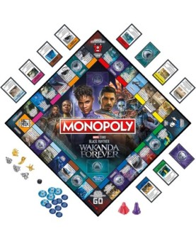 Juego de mesa monopoly black panther