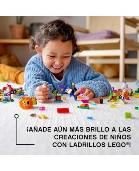 Lego creativo ladrillos creativos transparentes