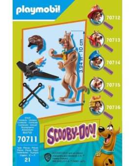 Playmobil scooby - doo! figura coleccionable piloto