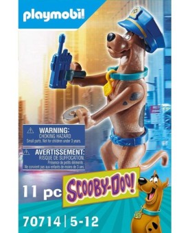 Playmobil scooby - doo! figura coleccionable policia