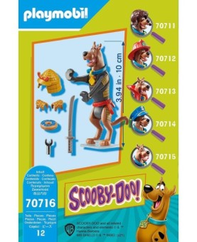 Playmobil scooby - doo! figura coleccionable samurai