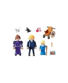 Playmobil heidi clara padre y señorita rottenmeier