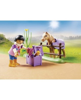 Playmobil coleccionable poni islandes