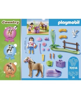 Playmobil coleccionable poni islandes