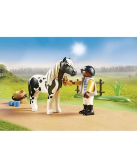 Playmobil coleccionable pony lewitzer