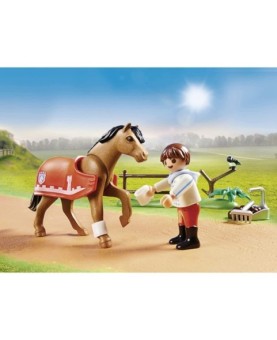 Playmobil coleccionable pony connemara