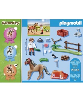 Playmobil coleccionable pony connemara