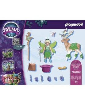 Playmobil ayuma forest fairy con animal del alma