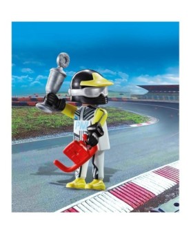 Playmobil piloto de carreras