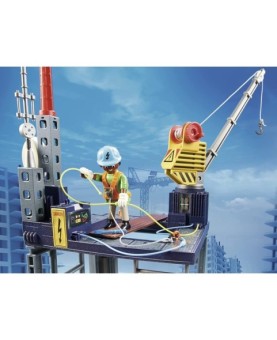 Playmobil  starter pack construccion con grua