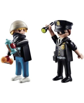 Playmobil duo pack policia y vandalo