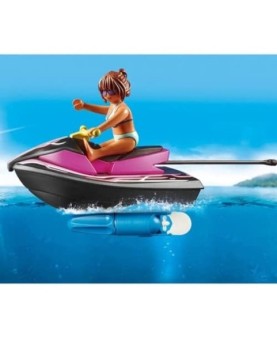 Playmobil starter pack moto de agua con bote banana