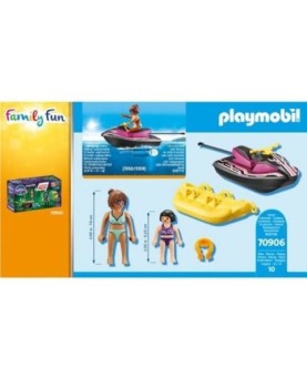 Playmobil starter pack moto de agua con bote banana