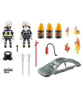 Playmobil starter pack simulaco de incendio