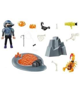 Playmobil starter pack  lucha contra el escorpion de fuego