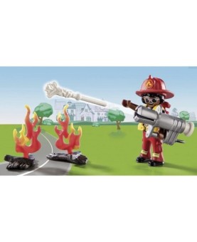 Playmobil duck on call accion rescate de bomberos ¡rescata al gato!