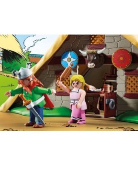 Playmobil asterix : cabaña de abraracurcix