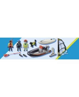 Playmobil rescate maritimo : rescate polar con bote