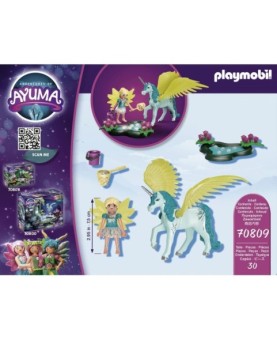 Playmobil crystal fairy con unicornio