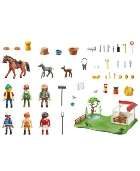 Playmobil my figures : rancho caballos