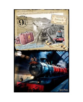 Puzzle para rascar harry potter hogwarts express 500 piezas