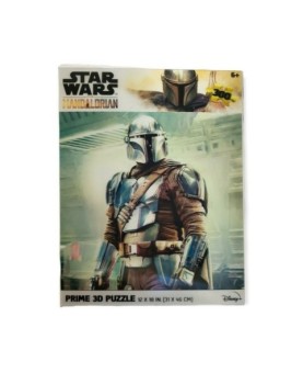 Puzle lenticular prime 3d 200 piezas the mandalorian el mandaloriano mando