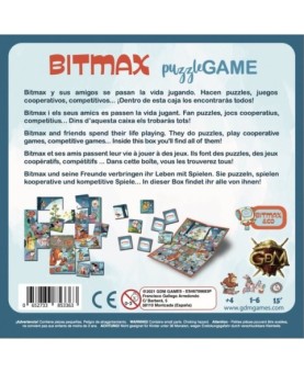 Juego de mesa gdm bitmax puzzle game pegi 4