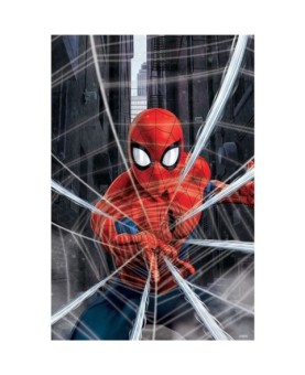 Puzzle libro lenticular prime 3d marvel spiderman 300 piezas