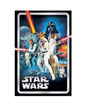 Puzzle libro lenticular prime 3d star wars poster de cartelera 300 piezas