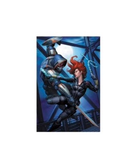 Puzzle lenticular prime 3d marvel black widow y taskmaster 200 piezas