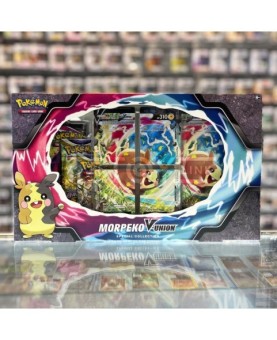 Juego de cartas pokemon colección morpeko v union box q2 2022 inglés