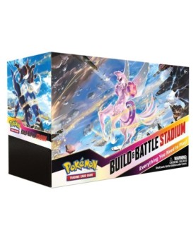 Juego de cartas pokemon tcg sword and shield astral radiance build and battle stadium box inglés