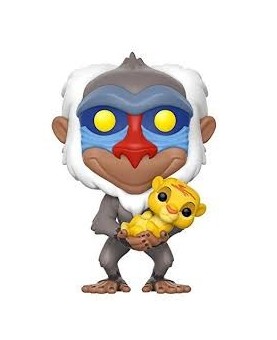 Funko pop el rey leon rafiki con simba