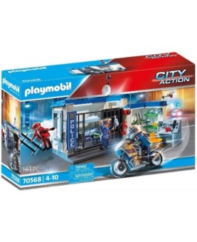 Playmobil ciudad policia escape de la prision