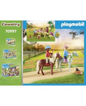 Playmobil fiesta de cumpleaños en la granja de ponis