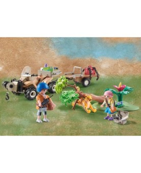 Playmobil wiltopia quad rescate de animales