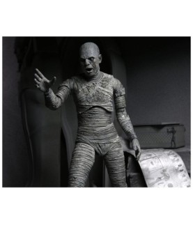 Figura neca ultimate mummy (black &white) 18 cm universal monsters scale action figure