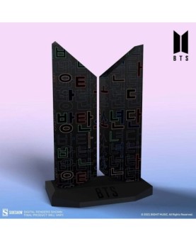 Estatua premium sideshow bts logo hangeul edition 18 cm